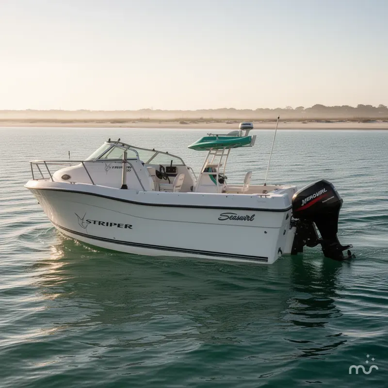 Slide: The Image of Seaswirl Striper 2100 Walkaround O/B 1999 - 4