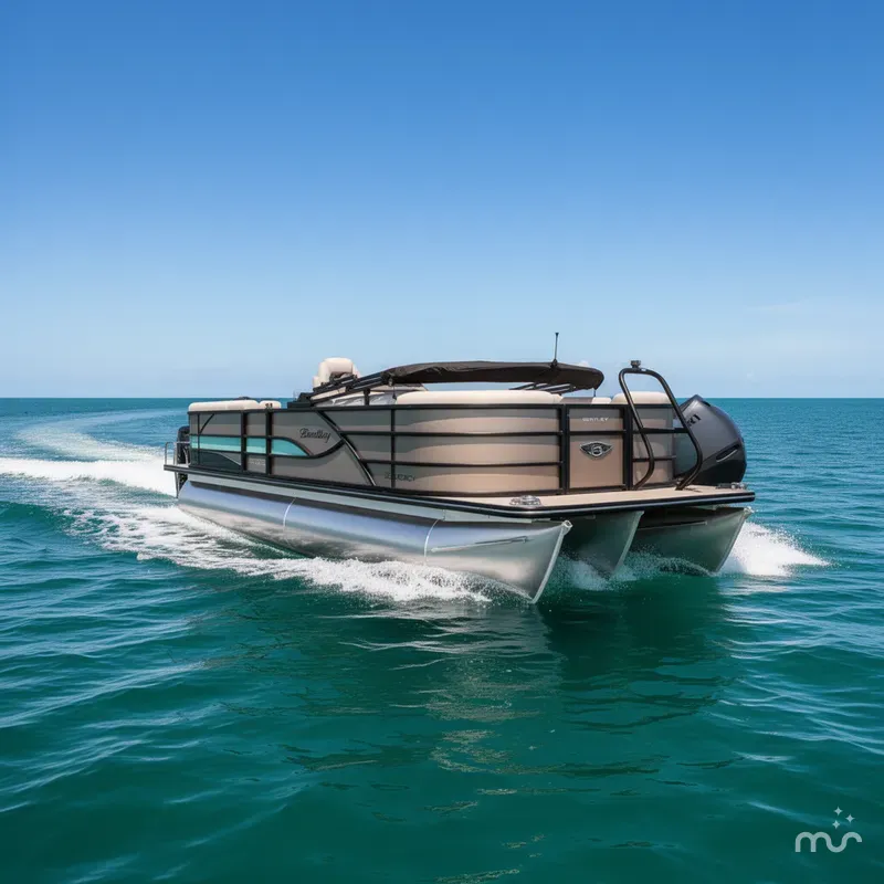 Slide: The Image of Bentley Pontoons Legacy 223 Navigator 2026 - 4