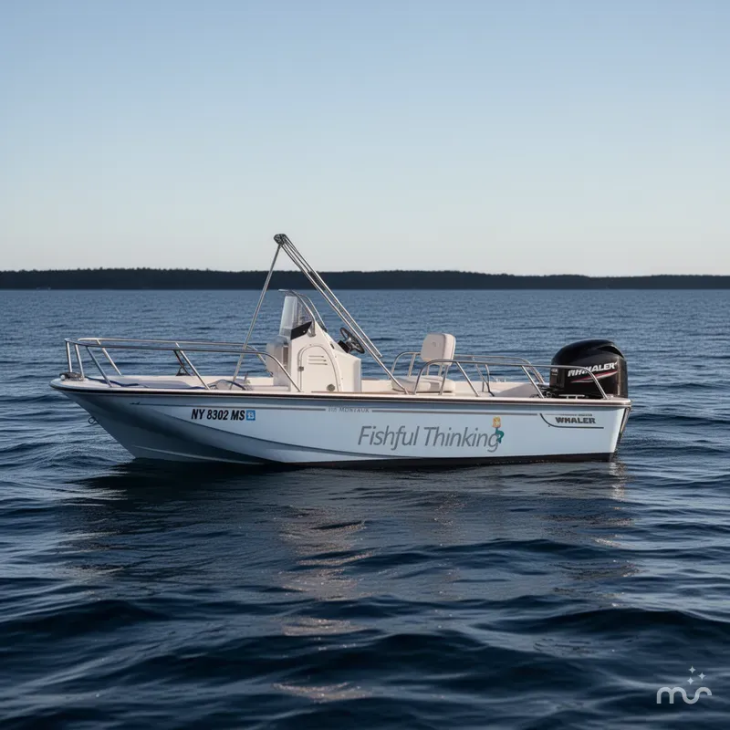 Slide: The Image of Boston Whaler 150 Montauk 2022 - 2