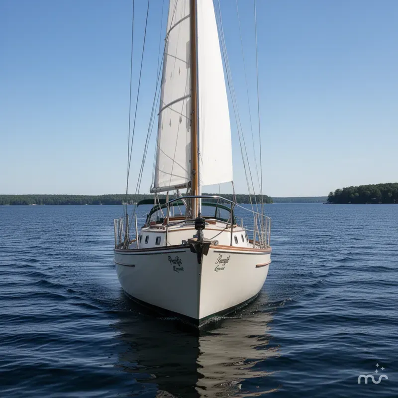Slide: The Image of Pacific Seacraft Crealock 34 1993 - 3