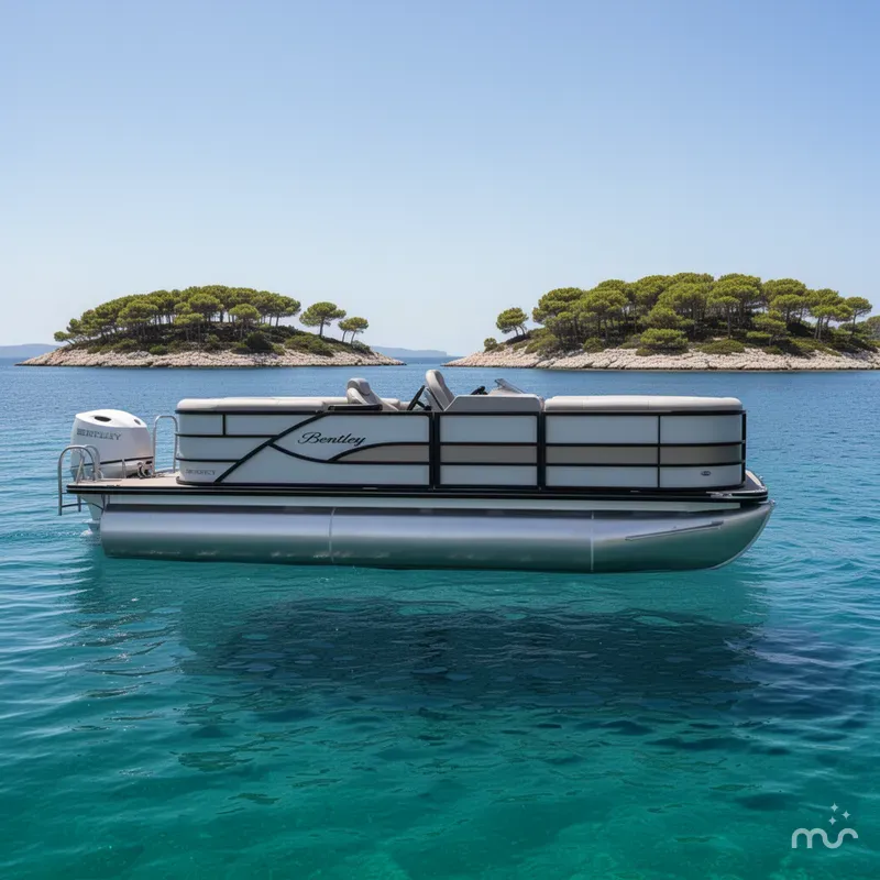 Slide: The Image of Bentley Pontoons Legacy 203 Navigator 2026 - 2