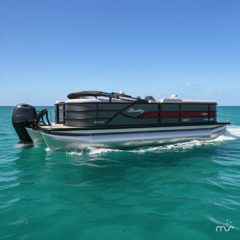 Slide: The Image of Bentley Pontoons Legacy 223 Navigator 2026 - 0