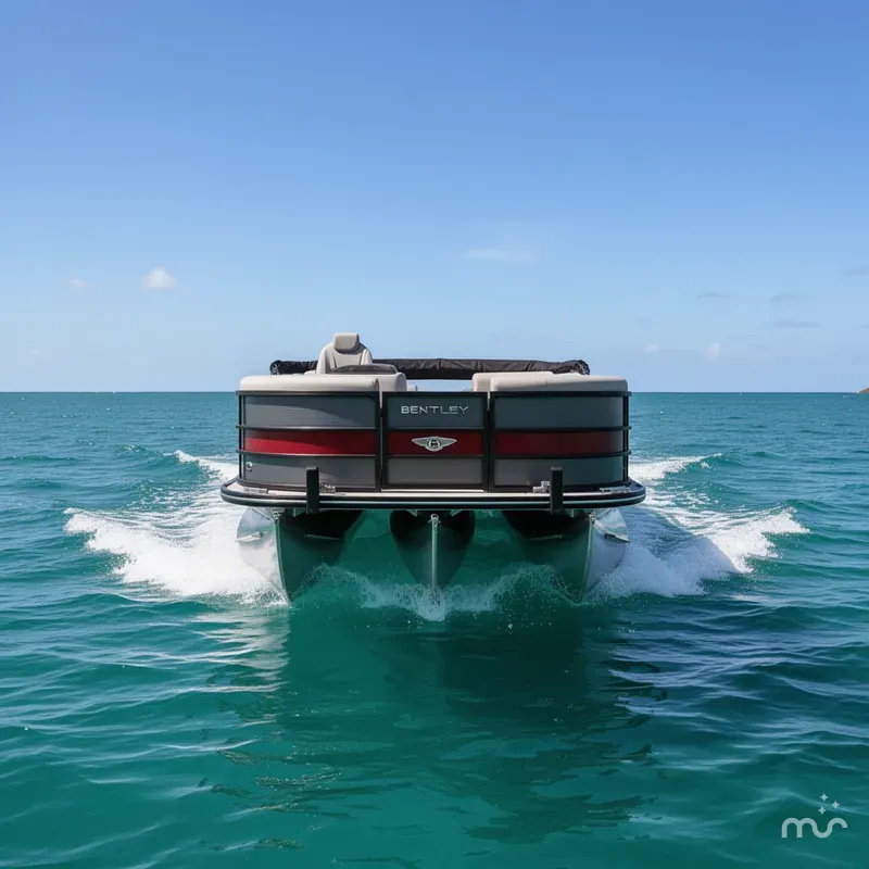 Slide: The Image of Bentley Pontoons Legacy 223 Navigator 2026 - 2