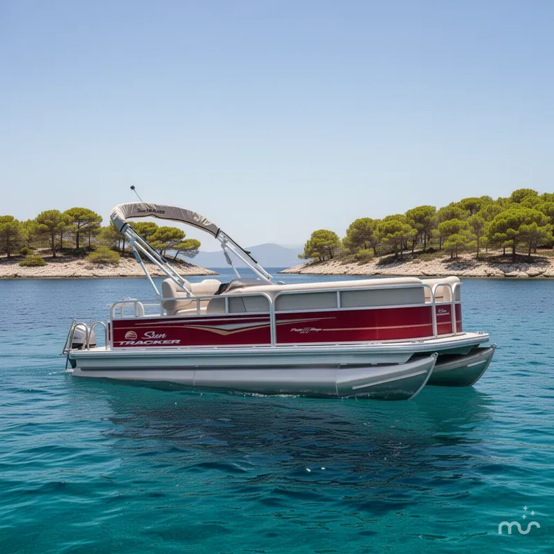 The Image of Sun Tracker Party Barge 18 DLX 2025 - 0