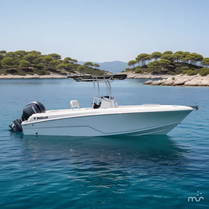 Slide: The Image of Wellcraft 202 Fisherman 2025 - 2