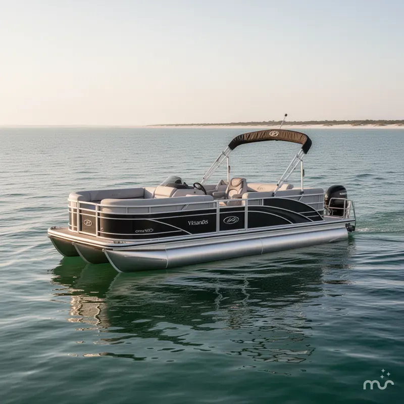 Slide: The Image of Veranda Vista View Series VV22 150HP TRITOON 2025 - 2