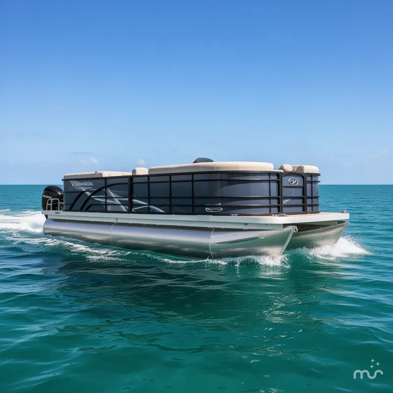 Slide: The Image of Veranda Vista View Series VV22 TRITOON 150HP 2025 - 0