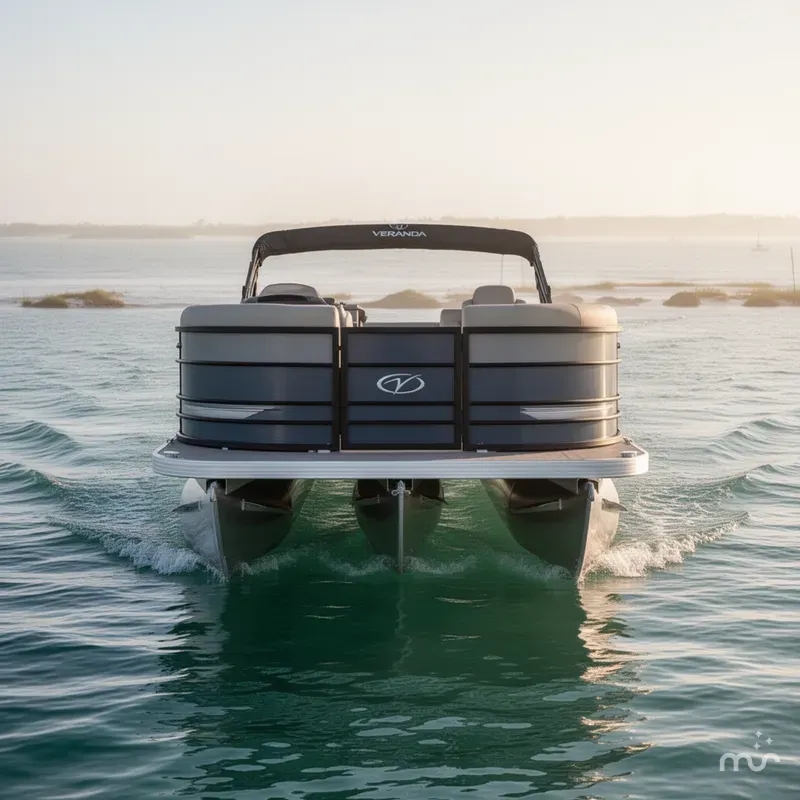 Slide: The Image of Veranda Vista View Series VV22 TRITOON 150HP 2025 - 2