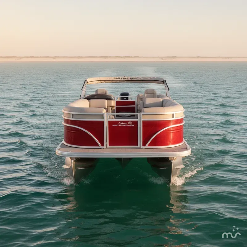 Slide: The Image of Sun Tracker Party Barge 24 DLX 2025 - 1