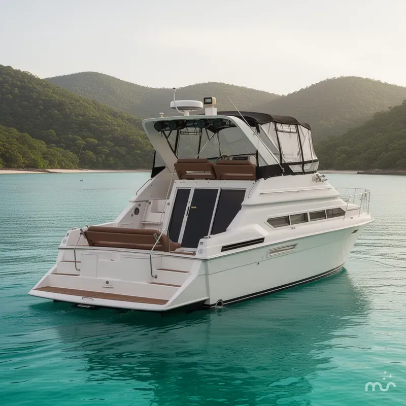 Slide: The Image of Carver Yachts 38 Santego 1996 - 3