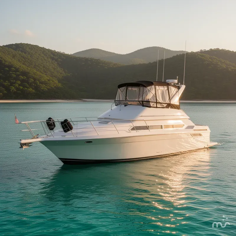 Slide: The Image of Carver Yachts 38 Santego 1996 - 4