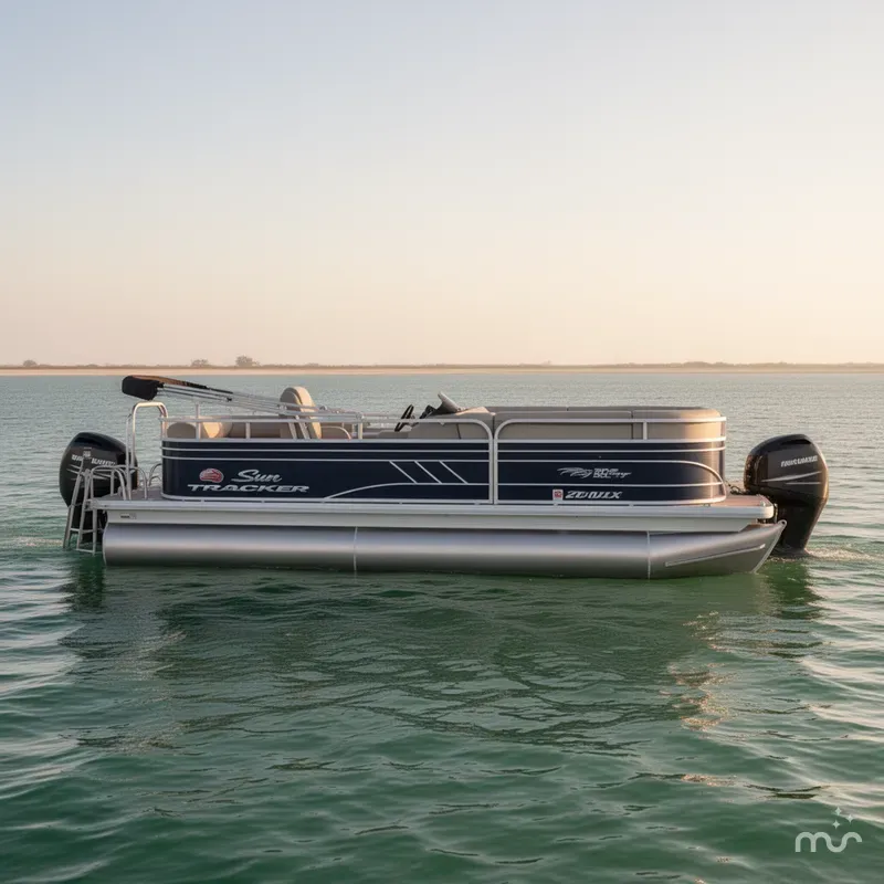 Slide: The Image of Sun Tracker Party Barge 20 DLX 2022 - 0