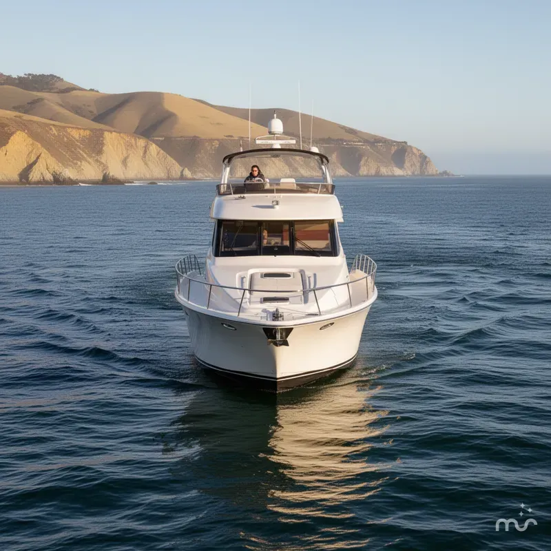 Slide: The Image of Meridian 580 Pilothouse 2004 - 1