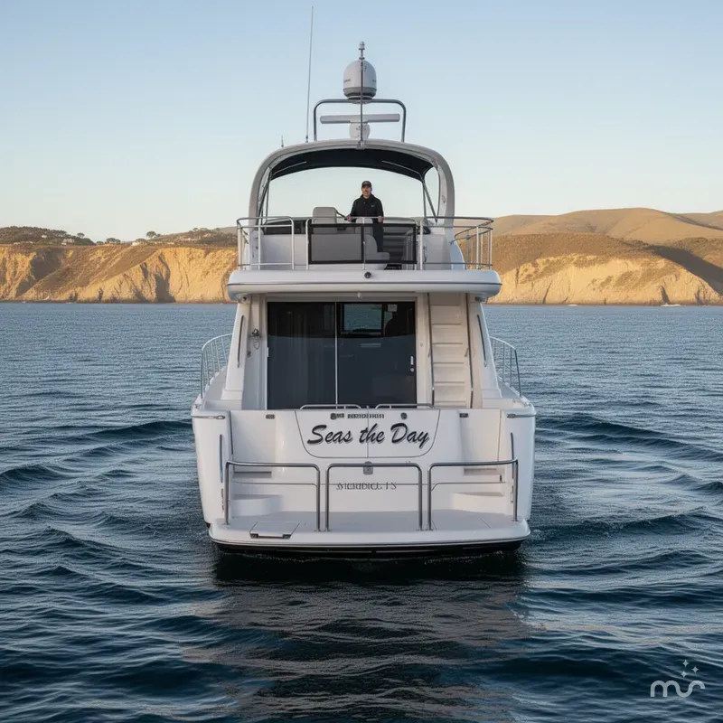 Slide: The Image of Meridian 580 Pilothouse 2004 - 3