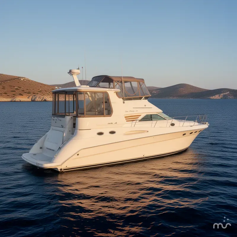 Slide: The Image of Sea Ray 420 Aft Cabin 1998 - 2