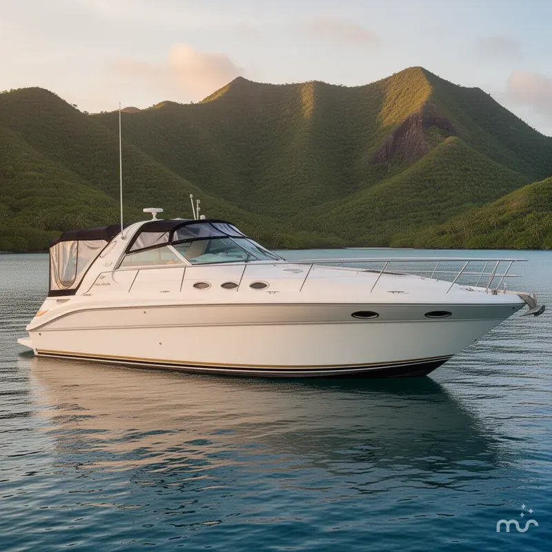 Slide: The Image of Sea Ray Sundancer 370 1996 - 2