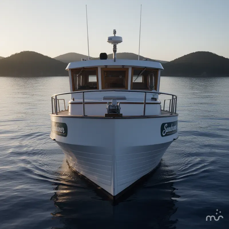 Slide: The Image of Sundowner Tug Pilothouse 1984 - 1