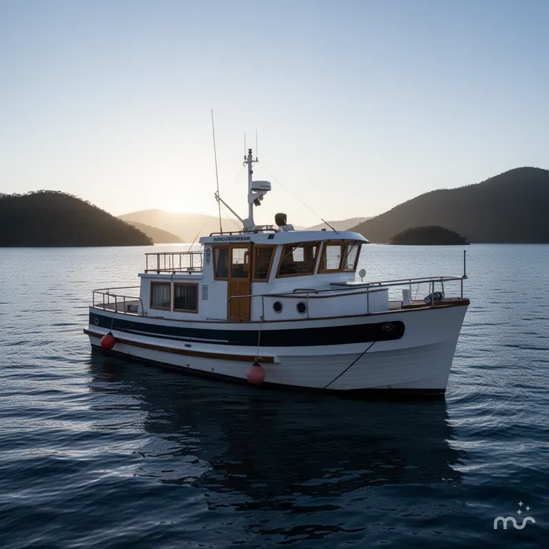 Slide: The Image of Sundowner Tug Pilothouse 1984 - 3