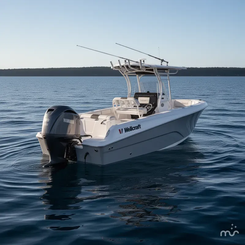 Slide: The Image of Wellcraft 222 Fisherman 2025 - 2