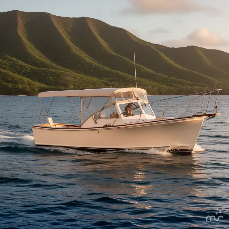 The Image of Dyer Dyer 29 Flush Deck/Bass Boat 1981 - 0