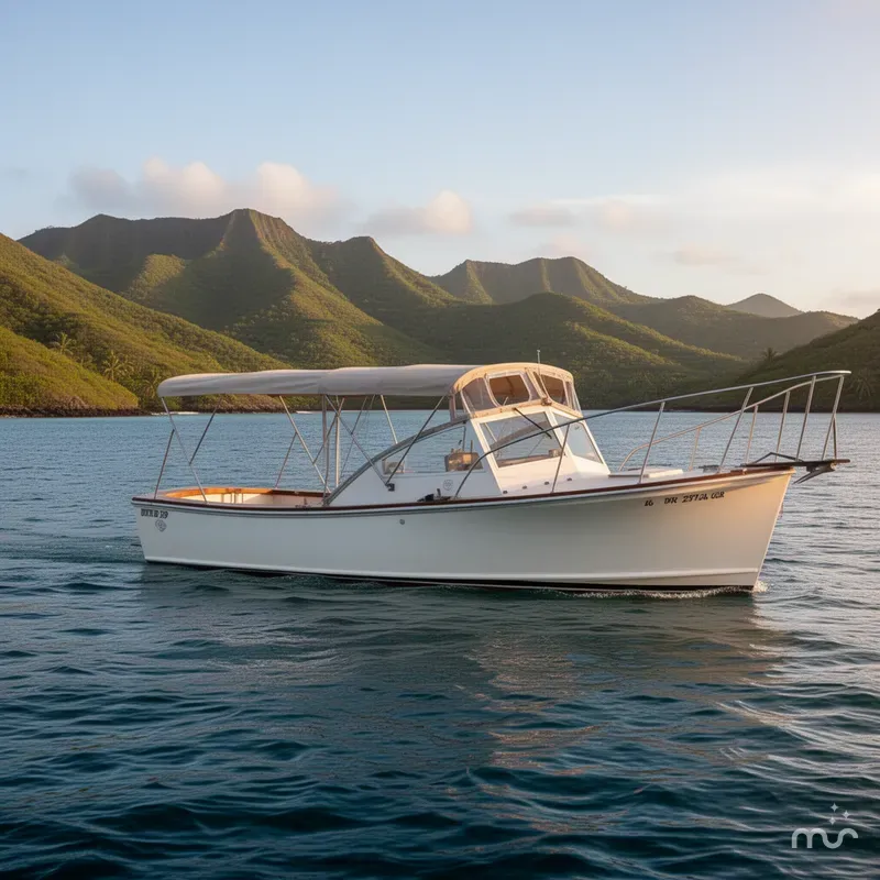 Slide: The Image of Dyer Dyer 29 Flush Deck/Bass Boat 1981 - 2