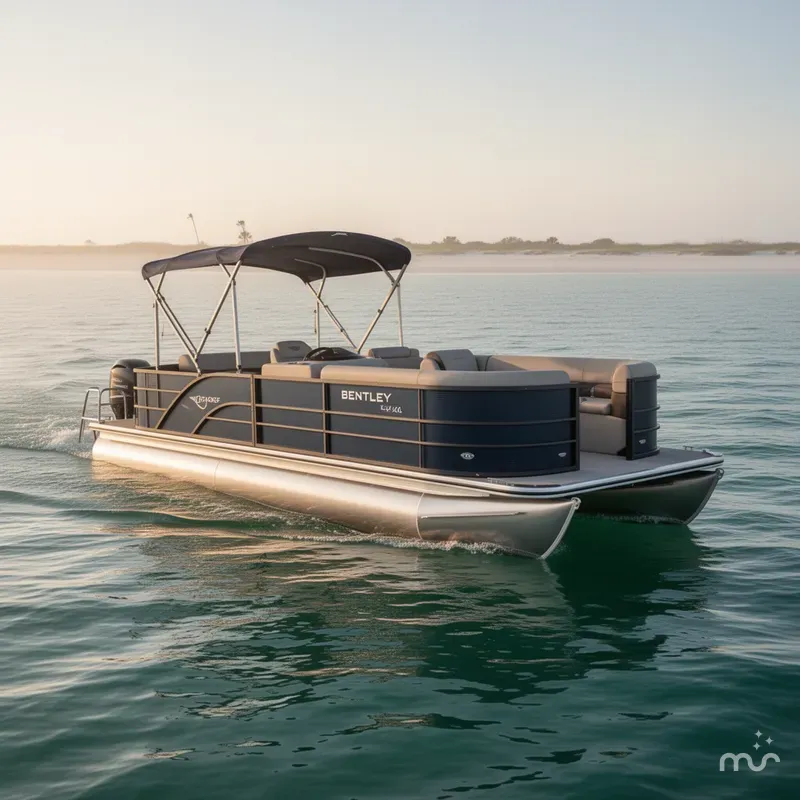 Slide: The Image of Bentley Pontoons Legacy 240 Cruise XL 2025 - 0