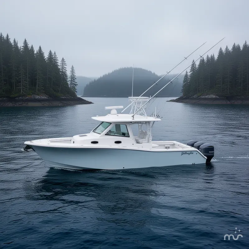 Slide: The Image of Yellowfin 34 Offshore 2021 - 2