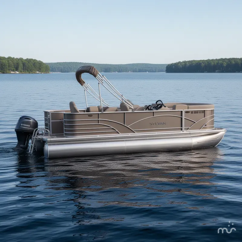 Slide: The Image of Sylvan 820 Cruise-N-Fish Pontoon 2017 - 0