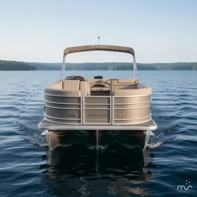 Slide: The Image of Sylvan 820 Cruise-N-Fish Pontoon 2017 - 2