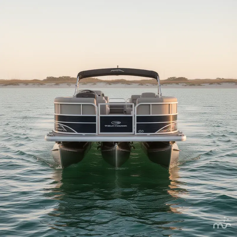 Slide: The Image of Sun Tracker Party Barge 22 DLX 2018 - 2