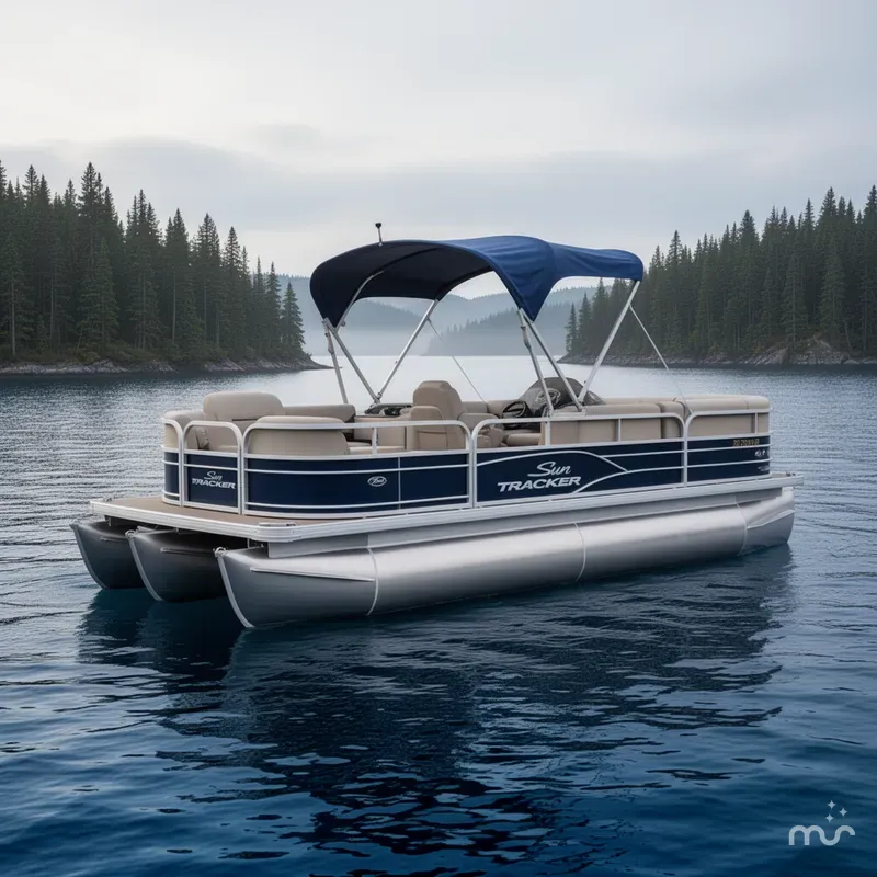 The Image of Sun Tracker Party Barge 20 DLX 2018 - 0