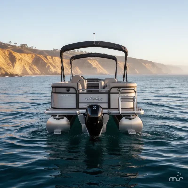 Slide: The Image of Avalon Catalina Platinum Rear Lounge 27' w/ 300HP Mercury Verado! 2018 - 2