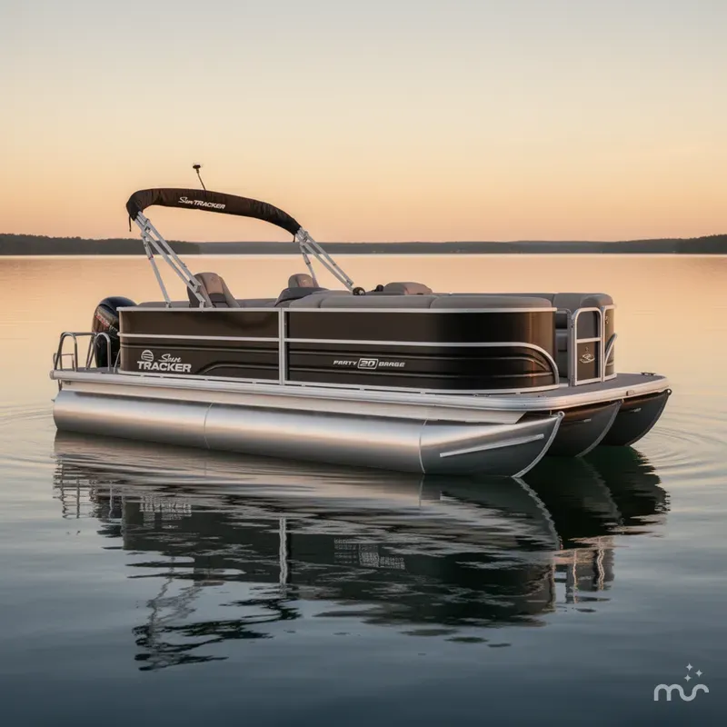 Slide: The Image of Sun Tracker Party Barge 20 DLX w/115HP Pro-XS 2026 - 0