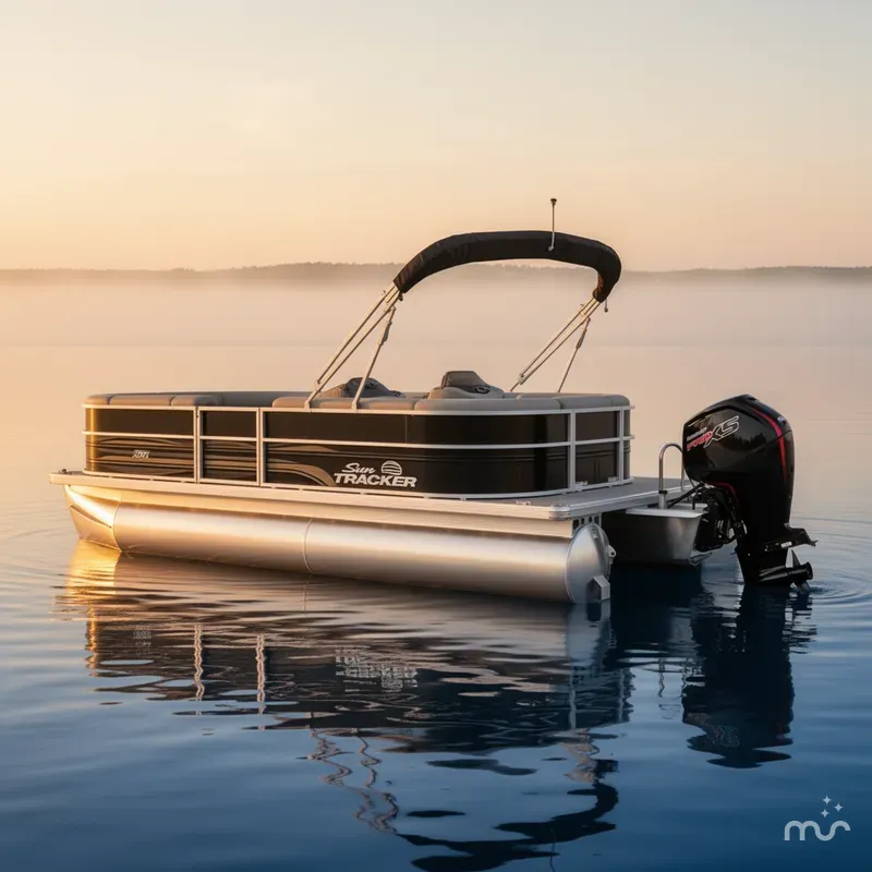 Slide: The Image of Sun Tracker Party Barge 20 DLX w/115HP Pro-XS 2026 - 1