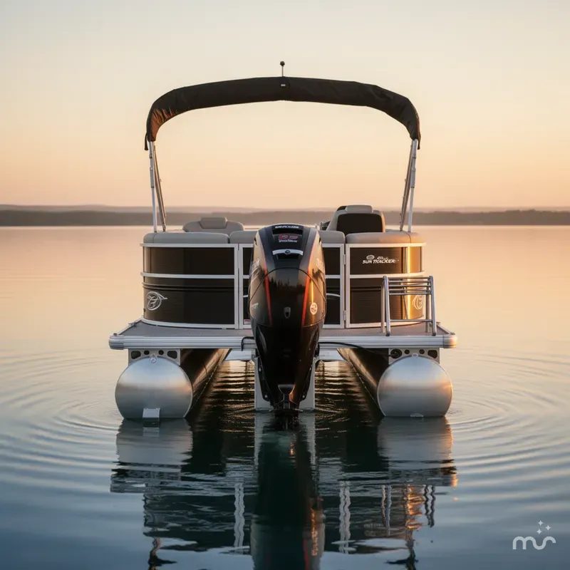 Slide: The Image of Sun Tracker Party Barge 20 DLX w/115HP Pro-XS 2026 - 2
