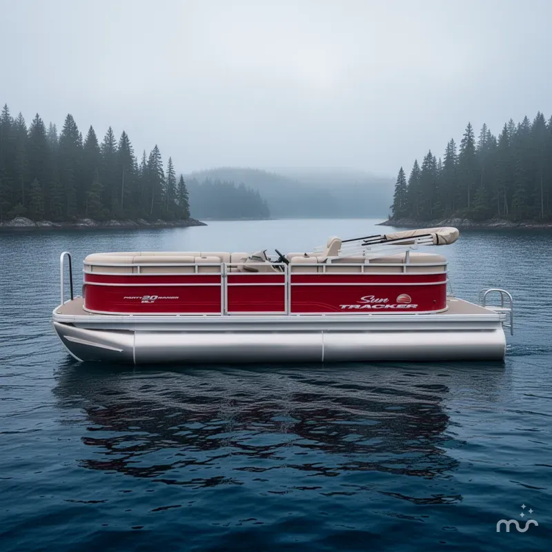 Slide: The Image of Sun Tracker Party Barge 20 DLX 2024 - 2