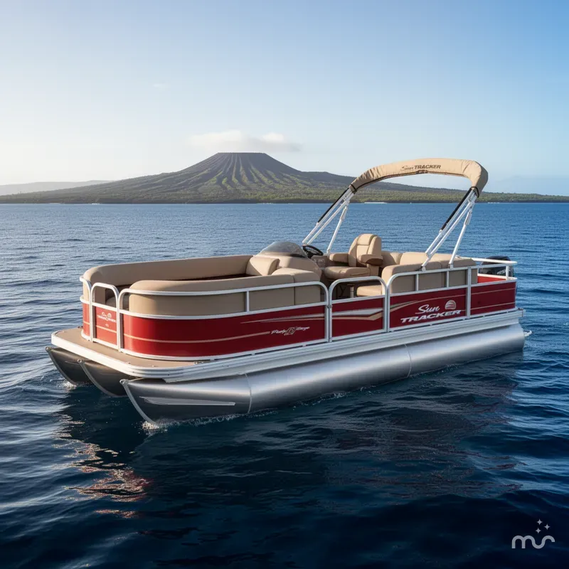 The Image of Sun Tracker Party Barge 18 DLX 2025 - 0