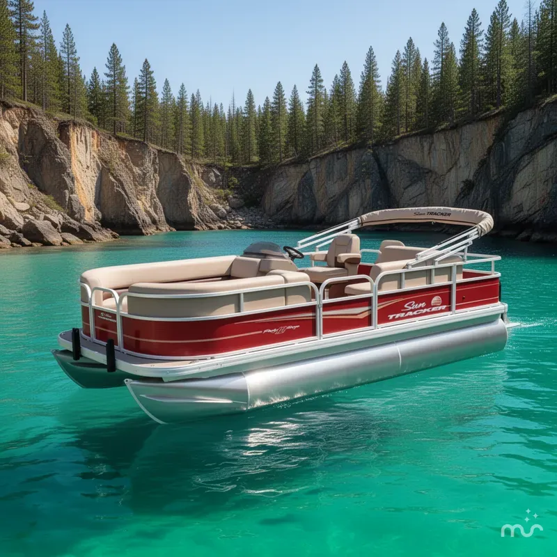 The Image of Sun Tracker Party Barge 18 DLX 2025 - 0