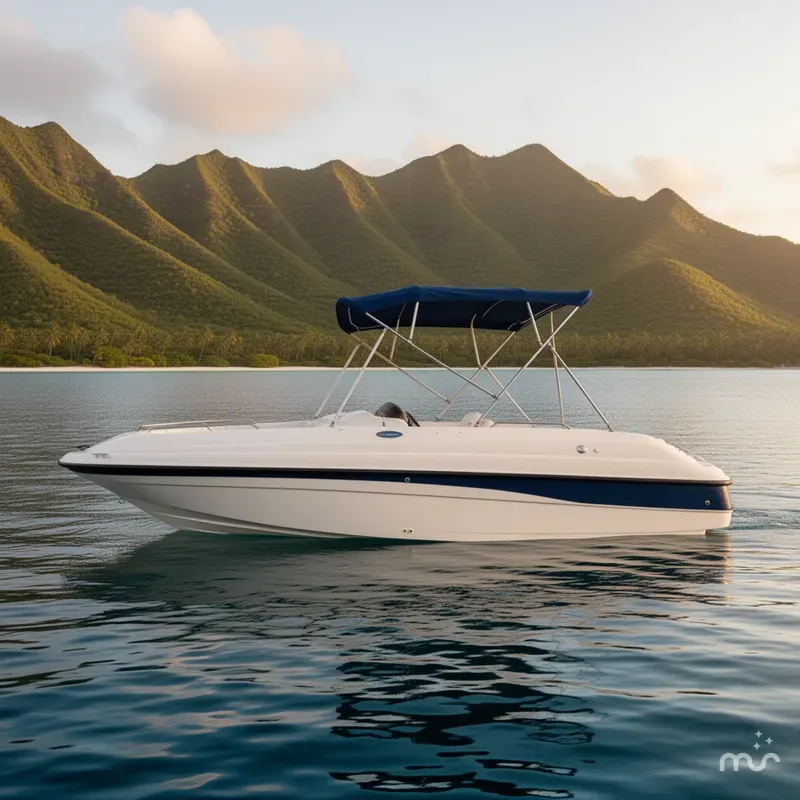 Slide: The Image of Bayliner 215 Deck Boat 2001 - 2