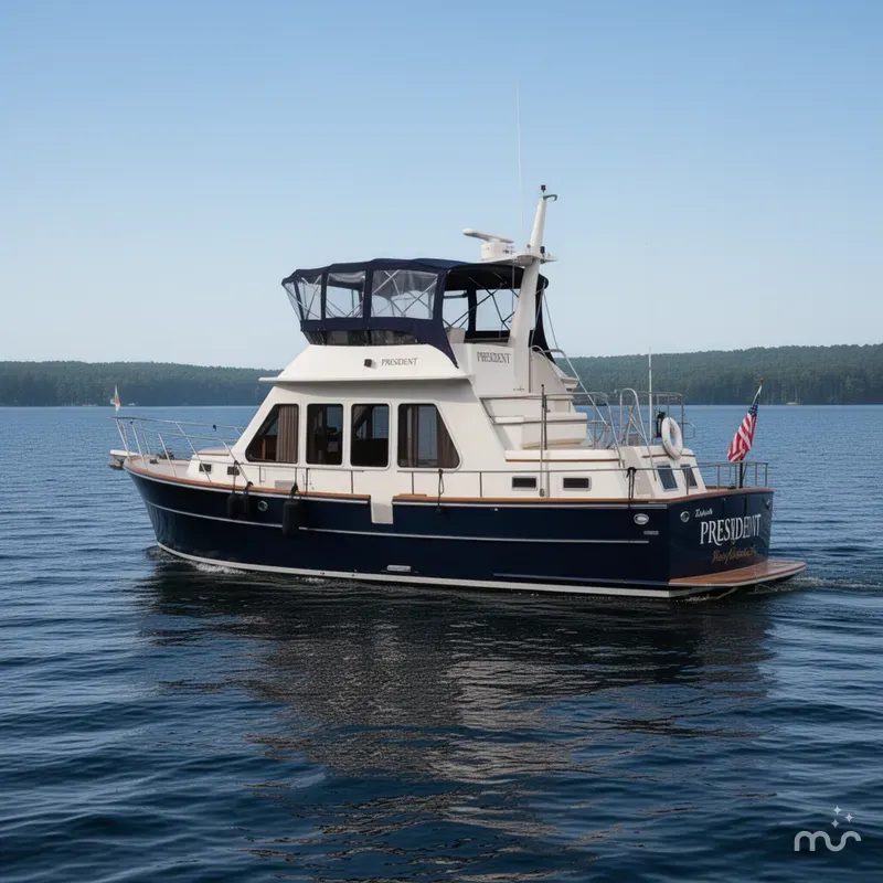 Slide: The Image of President 42' Performance Trawler 2004 - 0