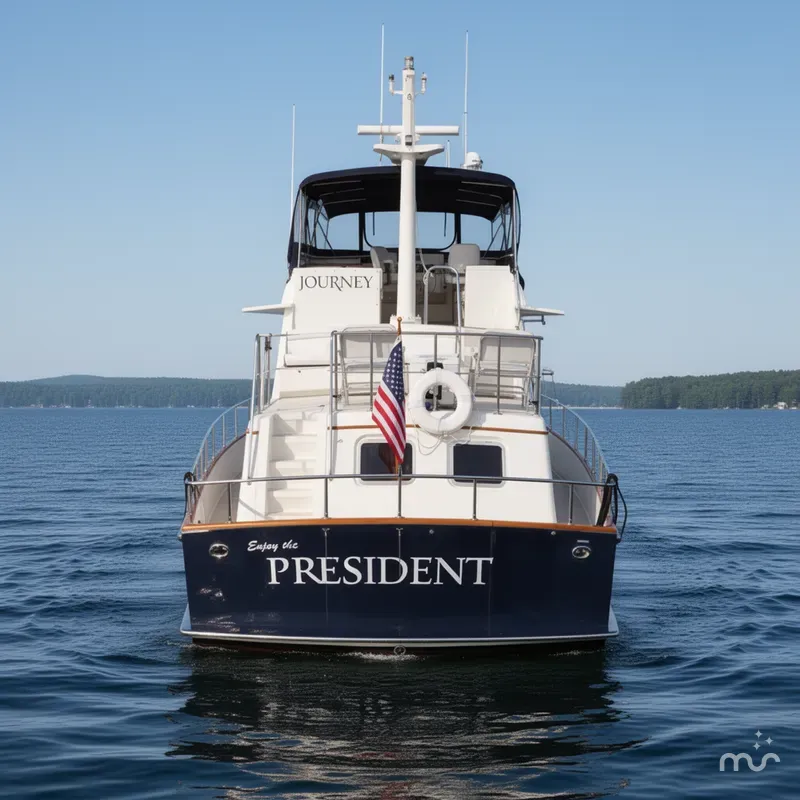 Slide: The Image of President 42' Performance Trawler 2004 - 1
