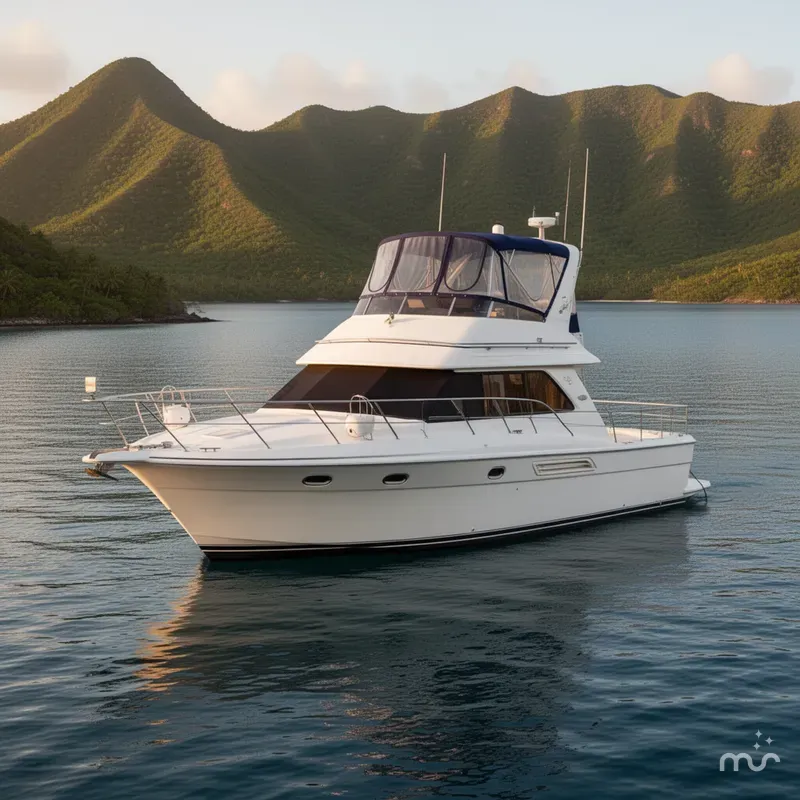 Slide: The Image of Carver Yachts 396 Motor Yacht 2001 - 2