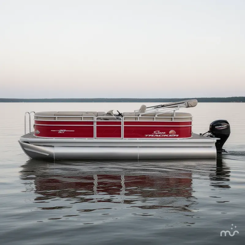 Slide: The Image of Sun Tracker Party Barge 20 DLX 2024 - 0