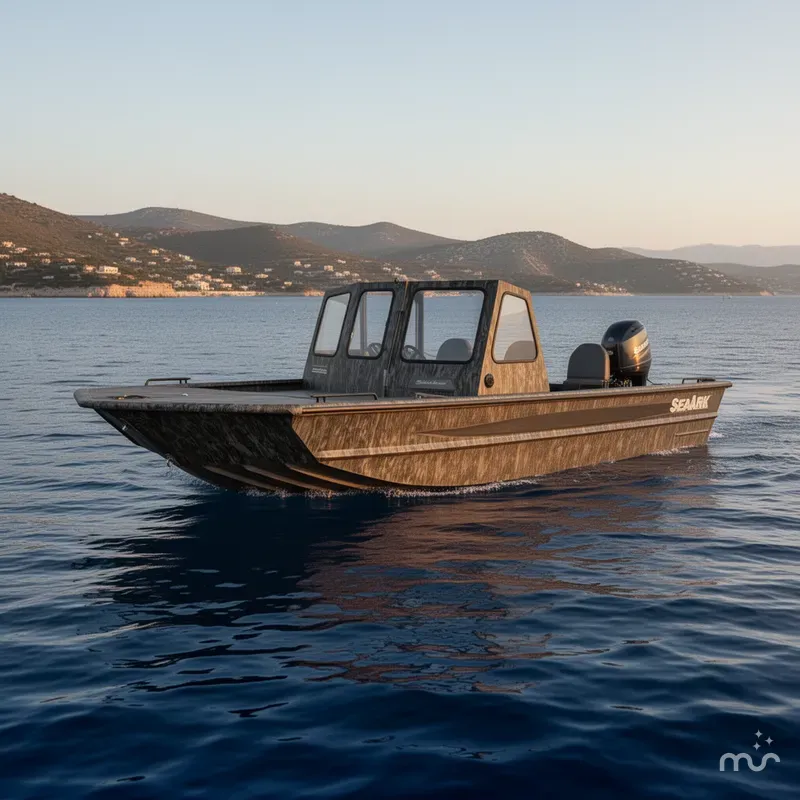 Slide: The Image of SeaArk 2272 MVT Flatcat 2026 - 2