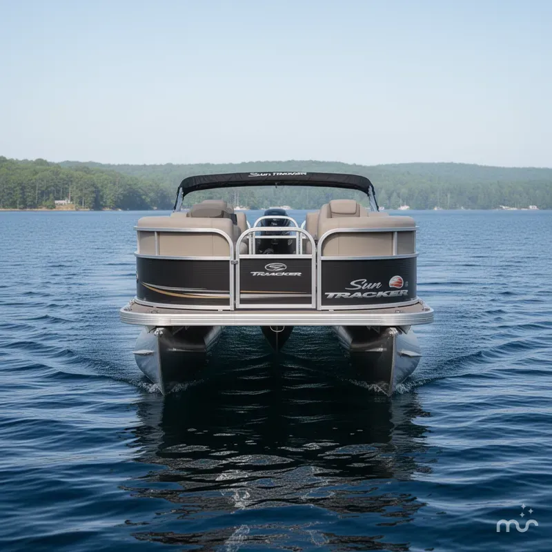 Slide: The Image of Sun Tracker Party Barge 16 DLX 2025 - 2