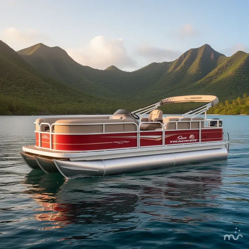 The Image of Sun Tracker Party Barge 18 DLX 2025 - 0