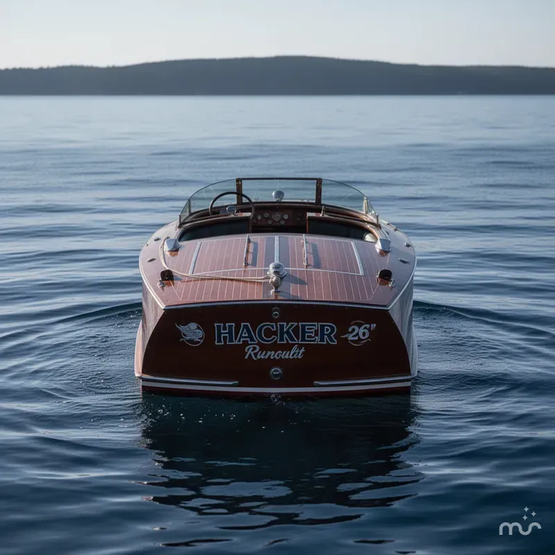 Slide: The Image of Hacker 26' Runabout 1997 - 3