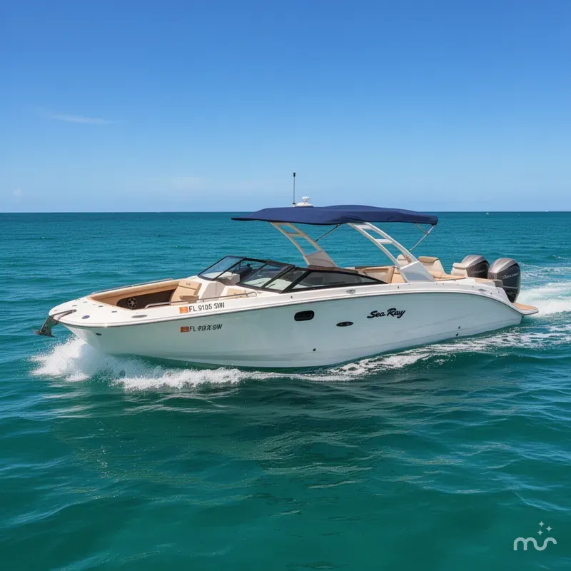 Slide: The Image of Sea Ray SDX 290 Outboard 2021 - 1