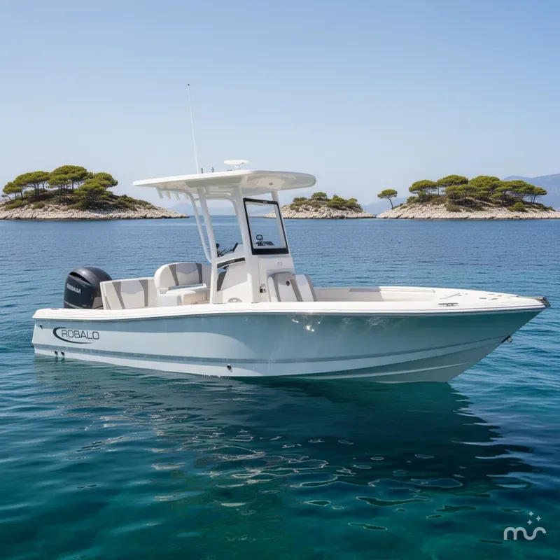 Slide: The Image of Robalo 246 Cayman 2025 - 2
