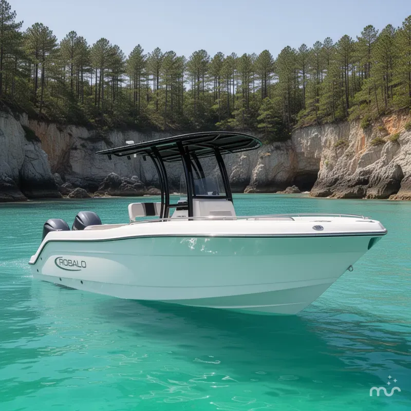 Slide: The Image of Robalo R222 Center Console 2025 - 2